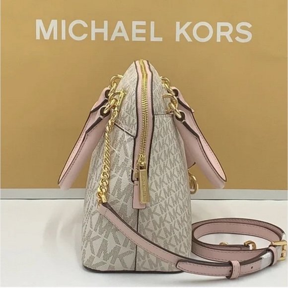 Michael Kors Jet Set Travel Medium Dome Satchel Shoulder Bag - Picture 7 of 16